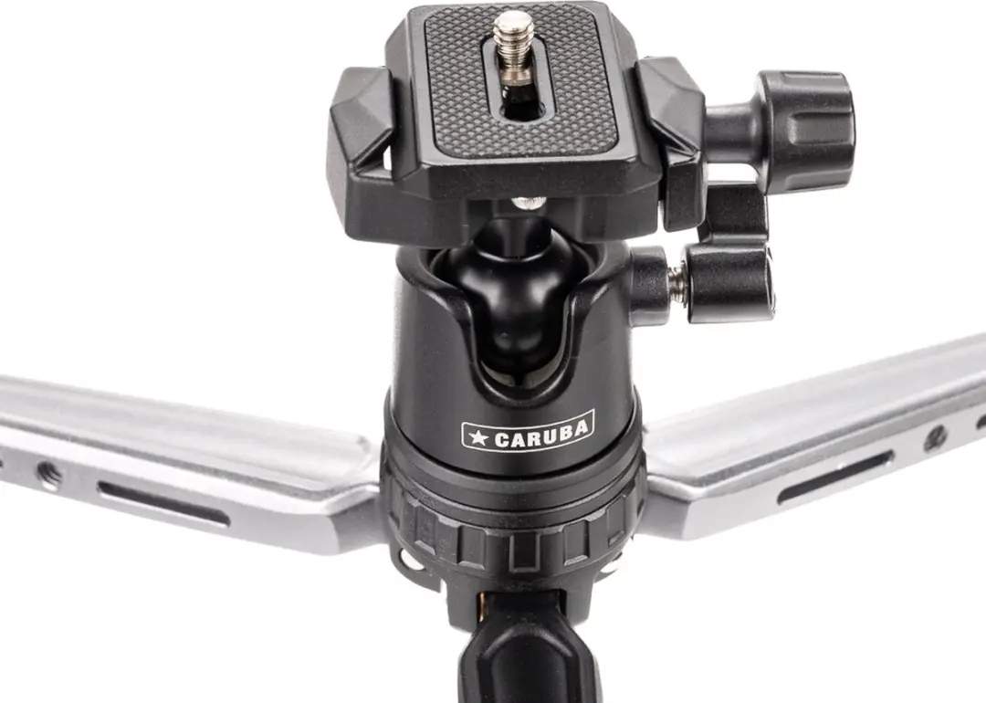 Caruba D225711 Tabletop Mini Statief - Panoramakop - Zwart