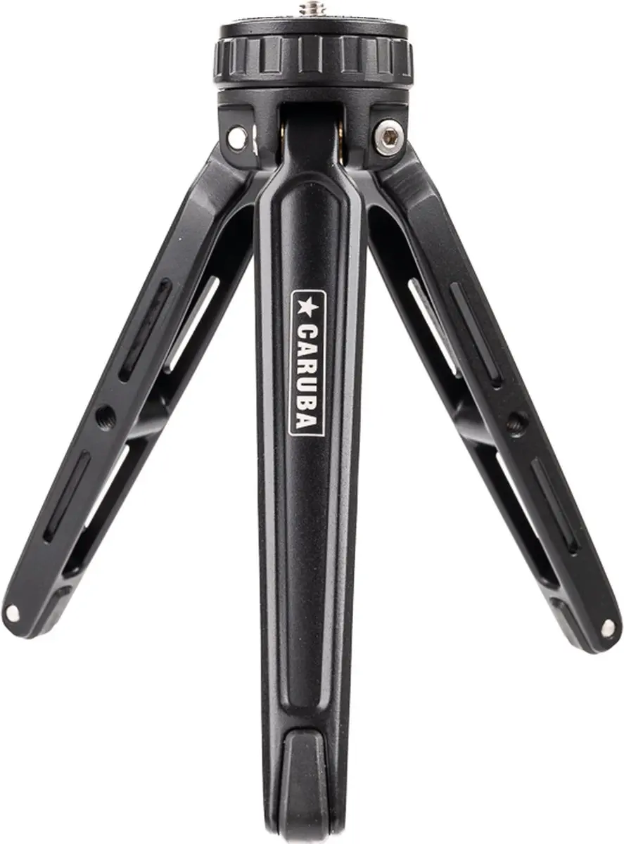 Caruba D225711 Tabletop Mini Statief - Panoramakop - Zwart