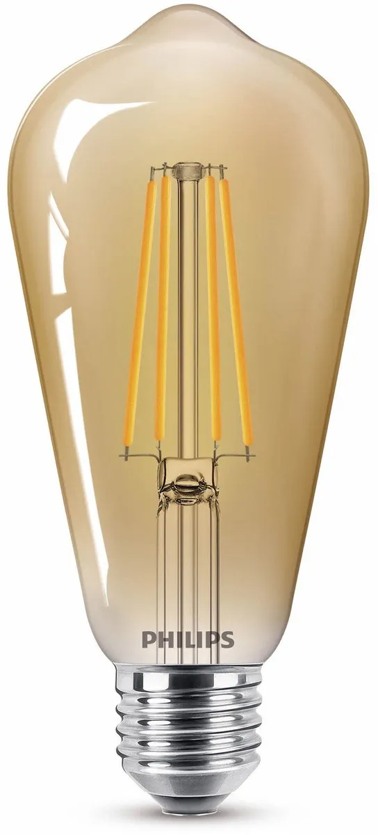 Philips LED Edison Goud E27