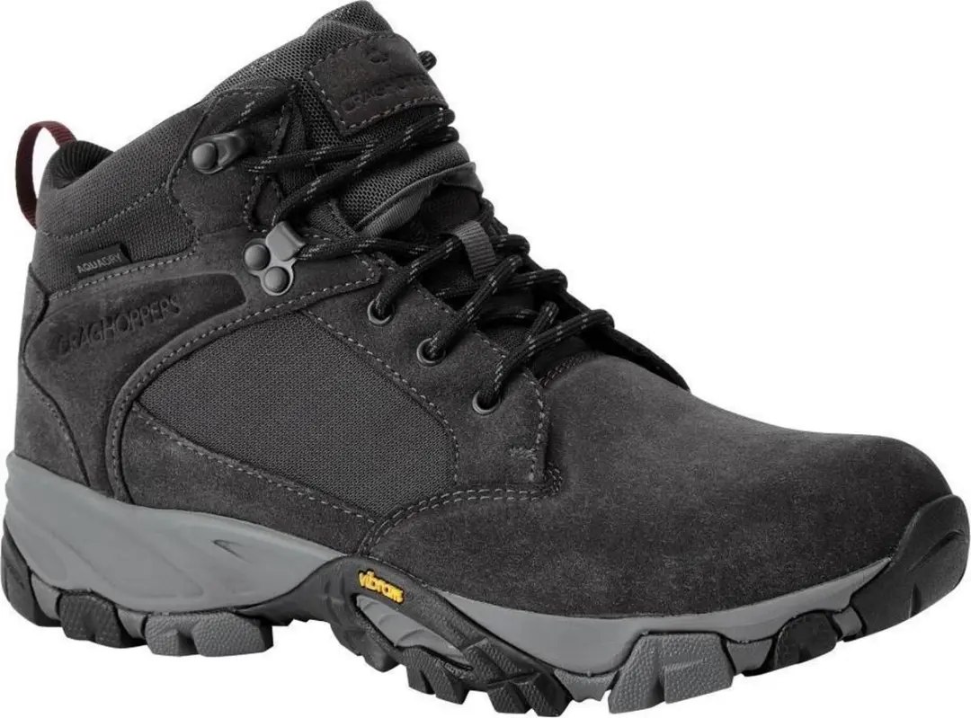 Craghoppers Wandelschoenen Salado Mid Heren Suede Grijs Mt 38