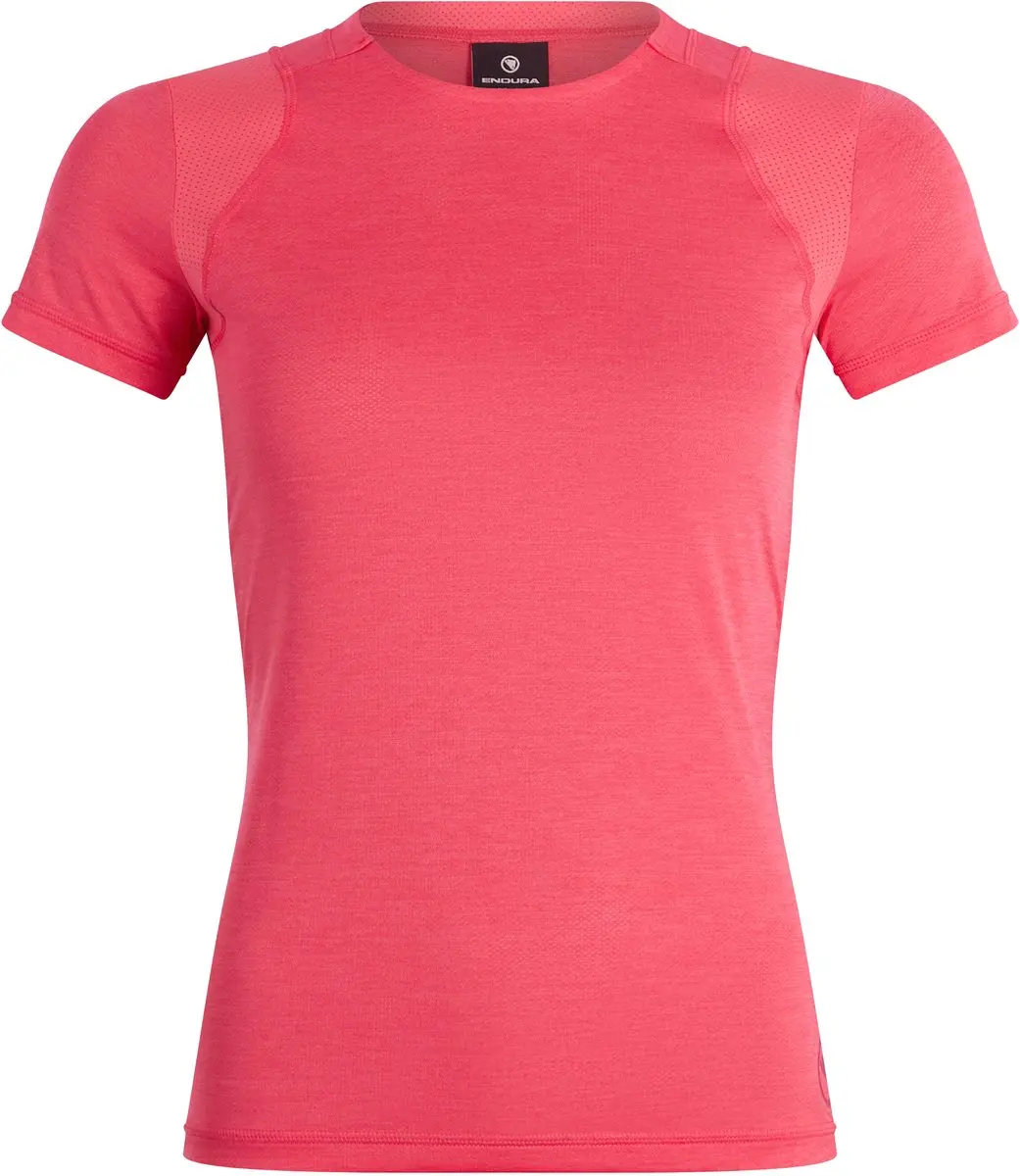 Endura Singletrack T-shirt Met Korte Mouwen Rood S Vrouw