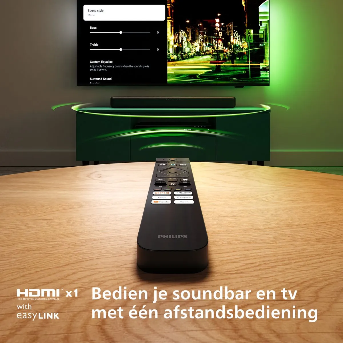 Philips TAB5109 Soundbar 2.0 - Zwart - afbeelding 6 van 6