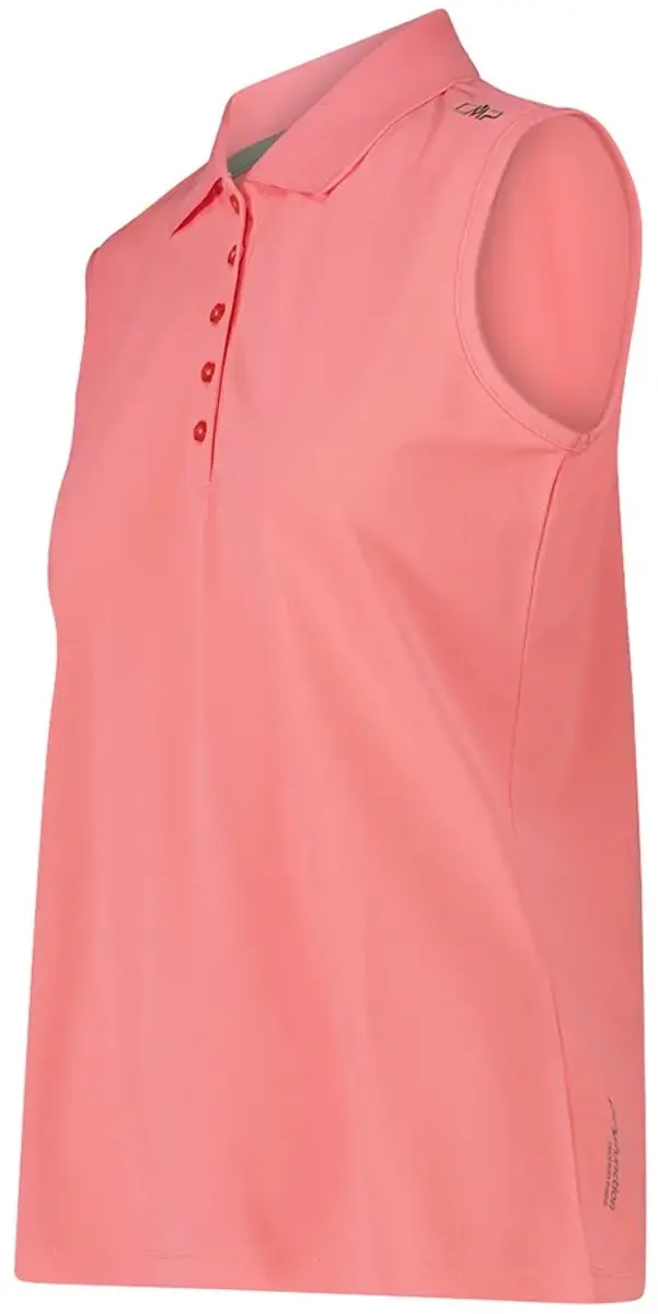 CMP 3T59776 Mouwloze Polo - Vrouwen S - Coral