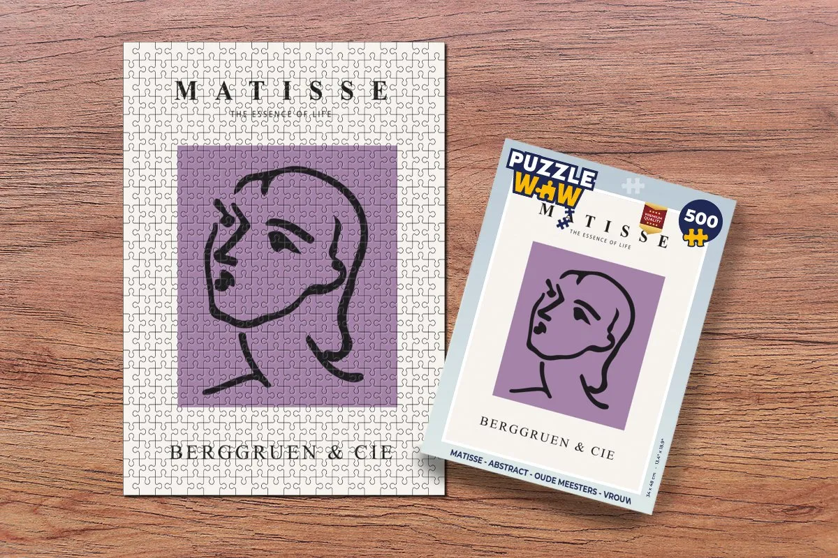 PuzzleWow Matisse Abstract Oude Meesters Legpuzzel 500 Stuks - Multicolor