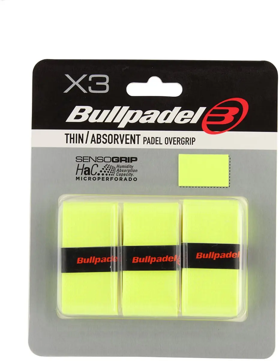 Bullpadel GB-1705 Overgrips - 3 Stuks - Oranje Neon - afbeelding 3 van 4