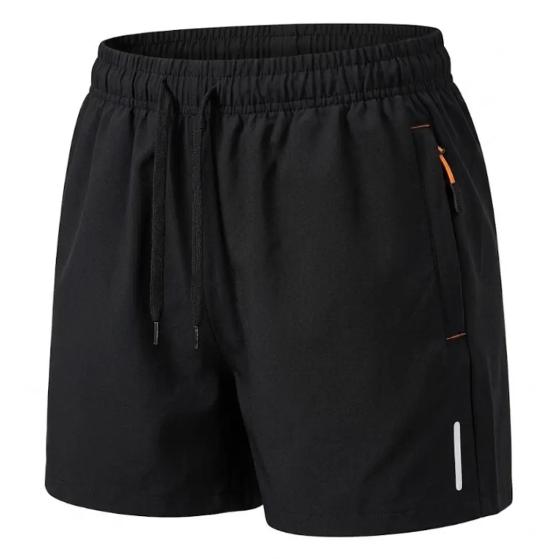 Zwarte sportshort dames maat S zomer korte sportbroek met elastische taille trek