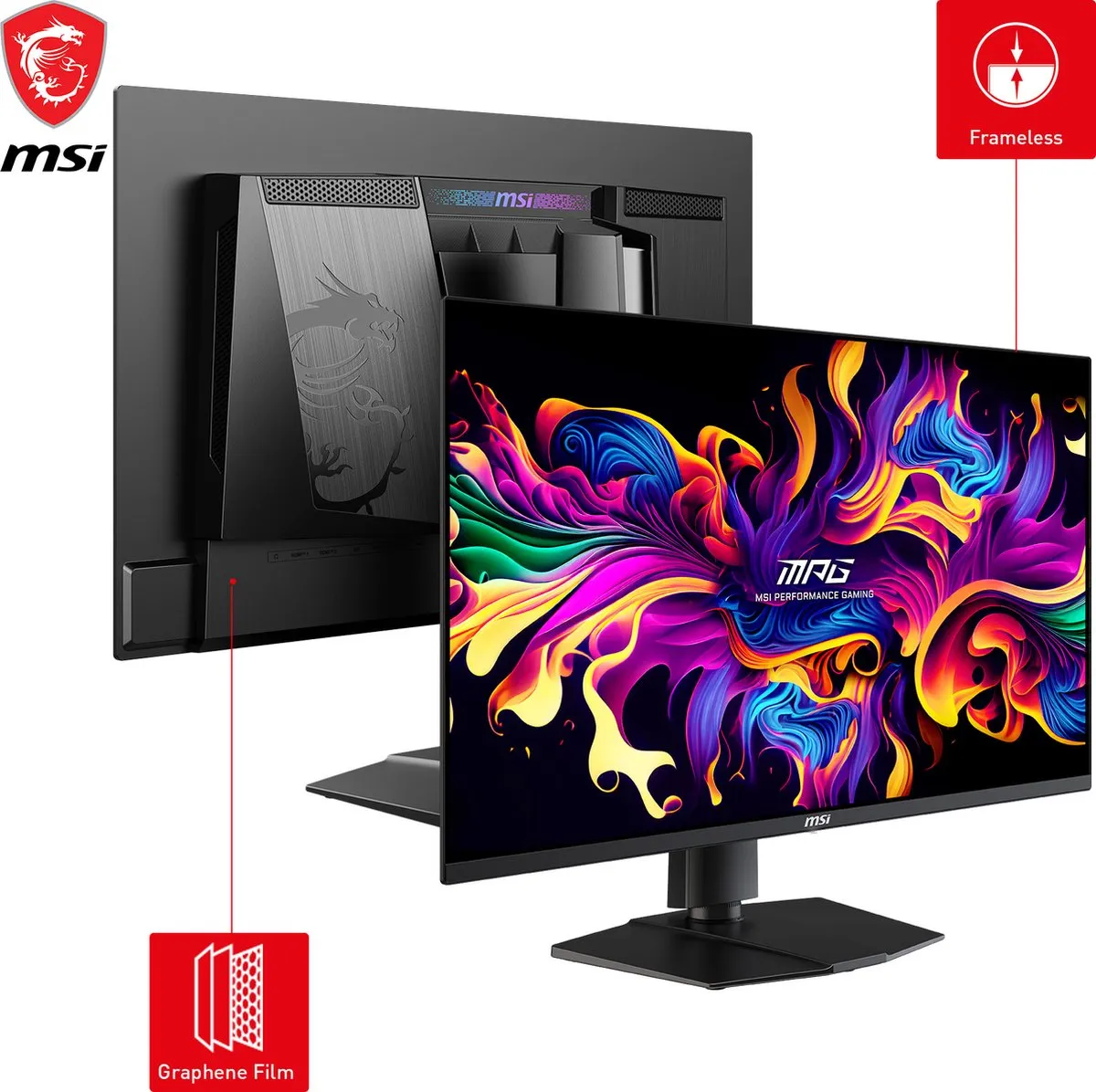 MSI MPG 271QRXDE QD-OLED Monitor - 2x HDMI 2.1