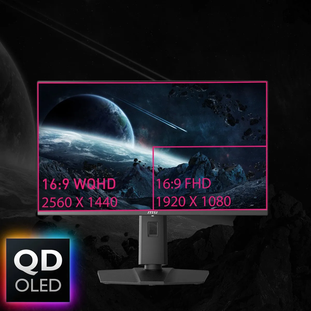 MSI MPG 271QRXDE QD-OLED Monitor - 2x HDMI 2.1