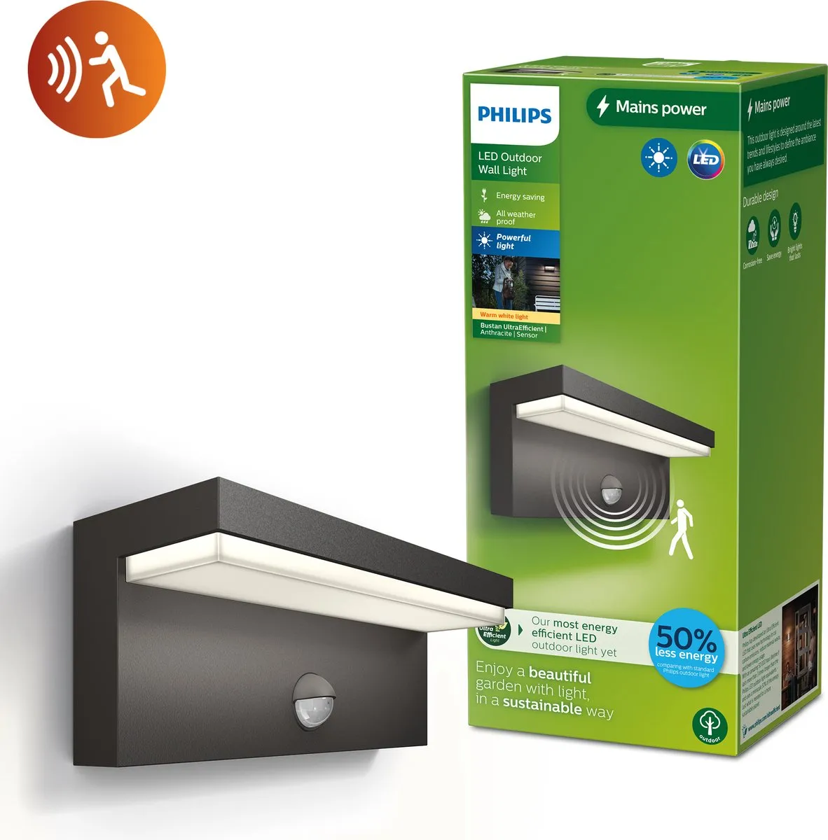 Philips Bustan Wandlamp 3,8W