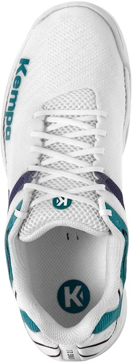 Kempa Wing 2.0 Indoor Sportschoenen Dames 37.5 - Wit/Cyaan/Paars - afbeelding 3 van 3