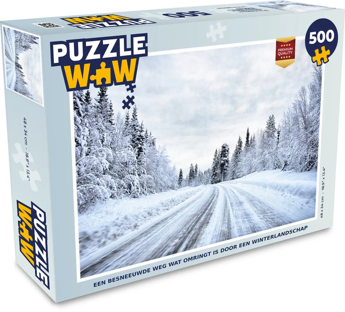 PuzzleWow Legpuzzel 500 Stuks - Multicolor
