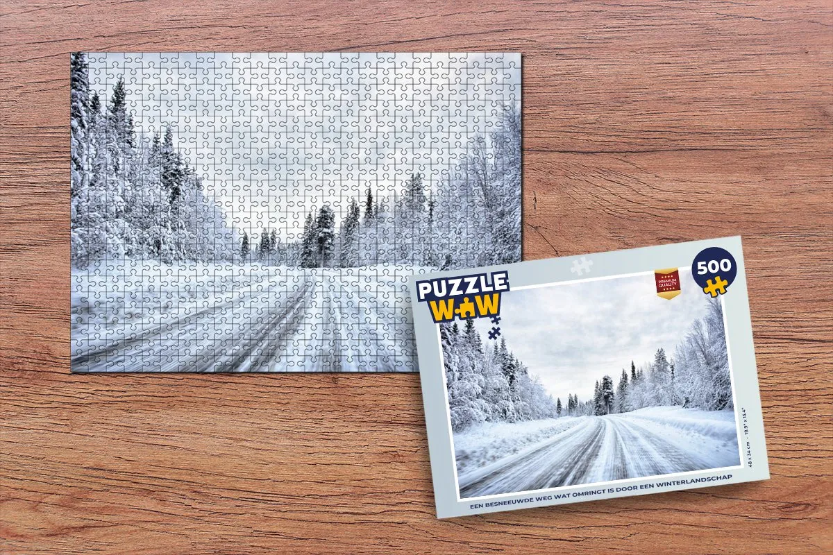 PuzzleWow Legpuzzel 500 Stuks - Multicolor