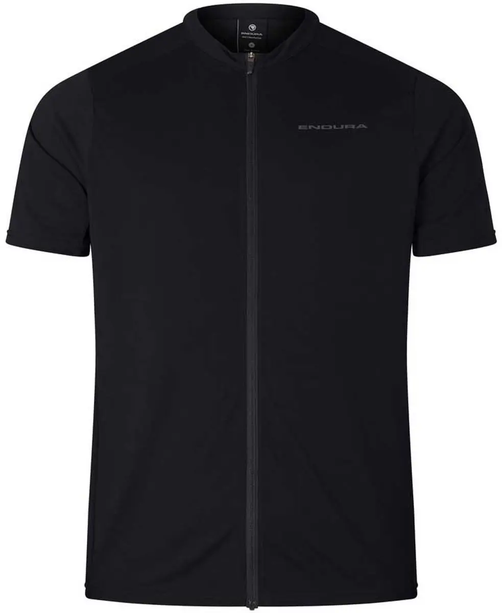 Endura Loop Zipped Korte Mouw Enduro Trui Zwart XL Man