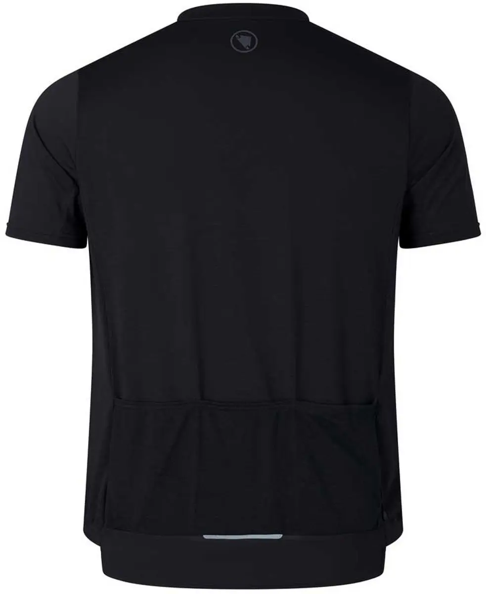 Endura Loop Zipped Korte Mouw Enduro Trui Zwart XL Man