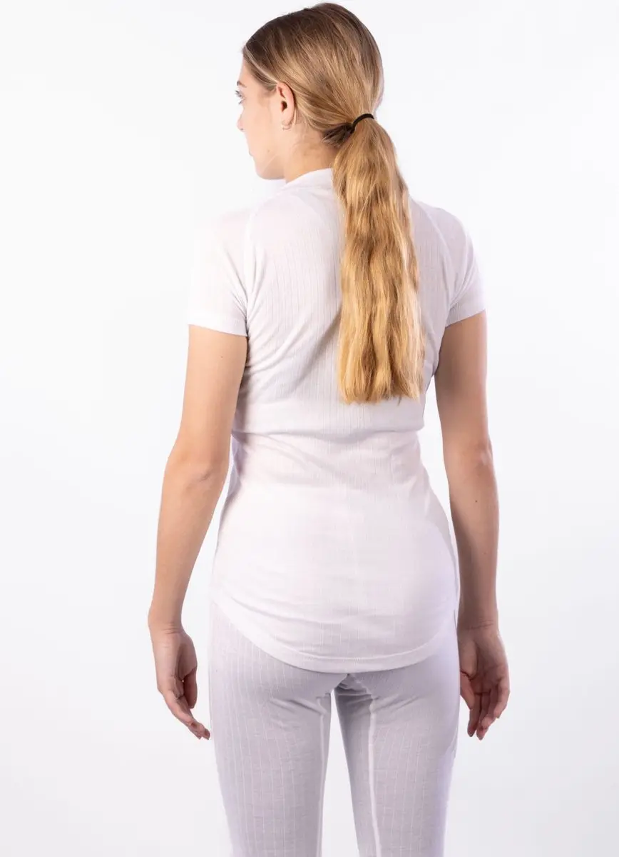 Avento Thermoshirt Korte Mouw - Vrouwen Wit Maat 40