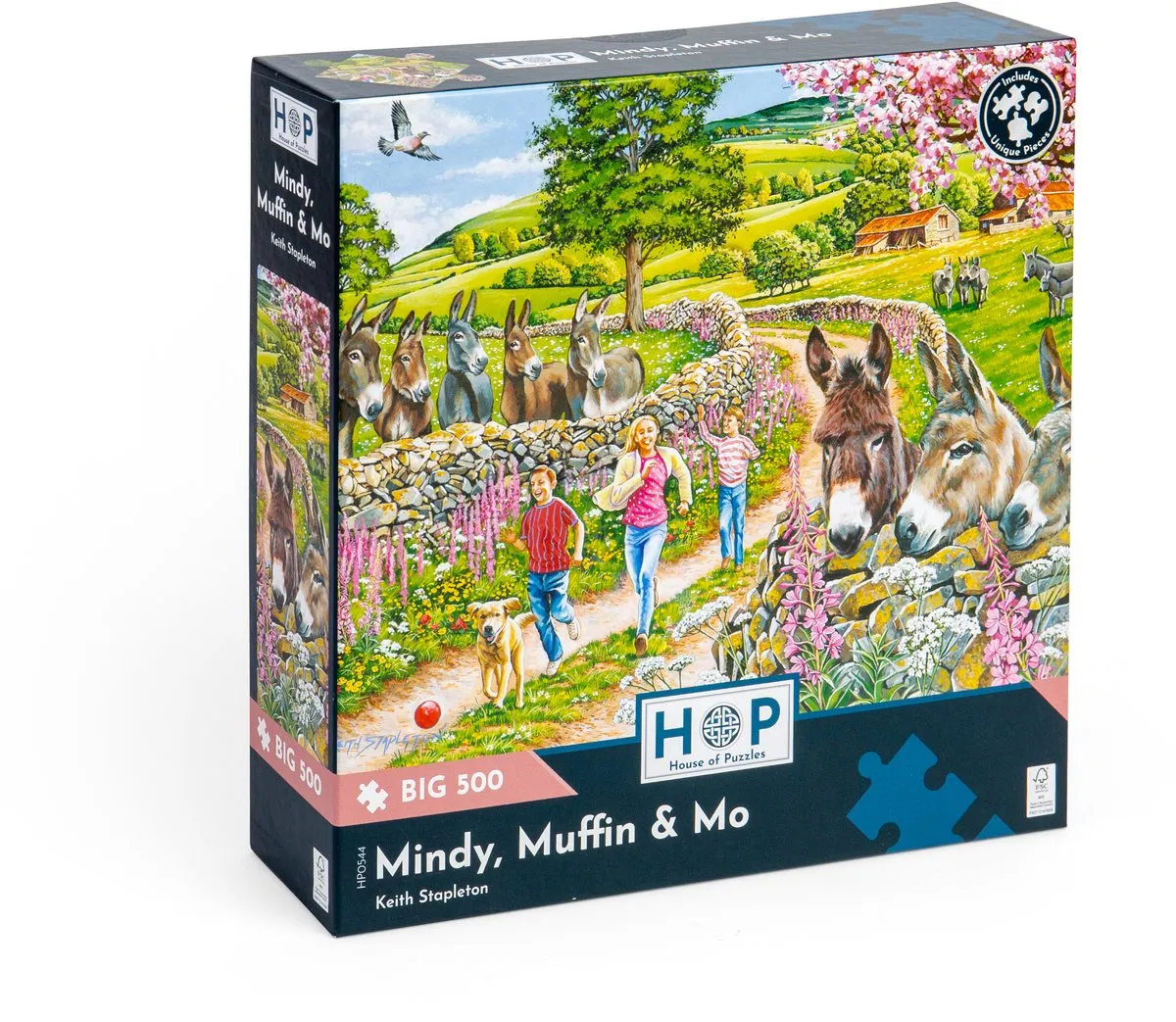 House Of Puzzles Mindy Muffin & Mo Puzzel 500 Stuks - Multicolor