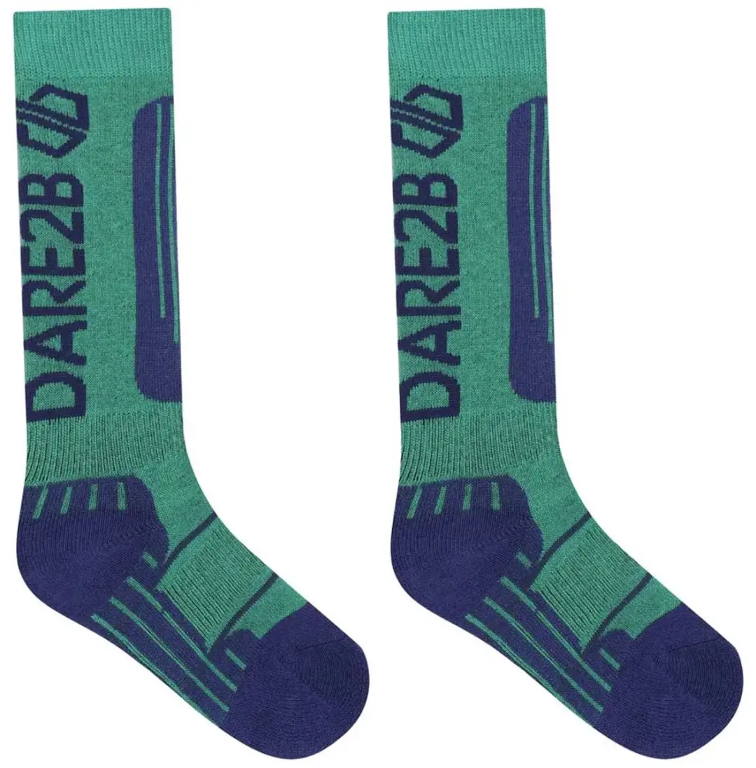 Dare2b Performance Ski Lange Sokken Groen EU 30-34 Kinderen