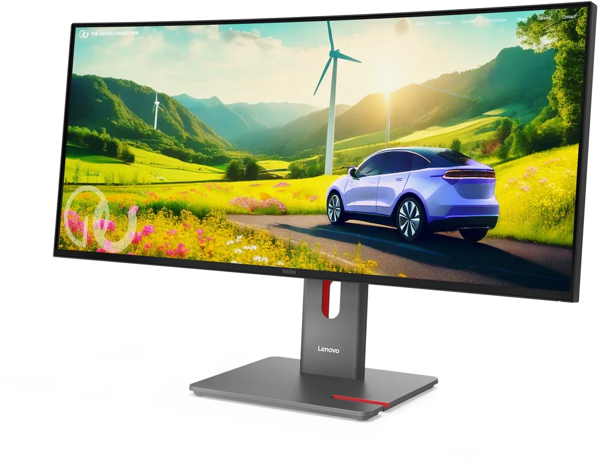 Lenovo ThinkVision P34WD-40 Monitor 34" 3440x1440 - Zwart - afbeelding 6 van 6