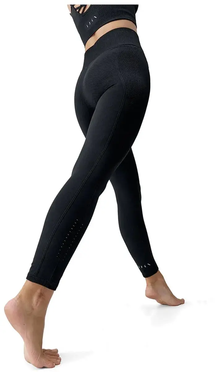 Born Living Yoga India Leggings - Hoge taille - M - Zwart