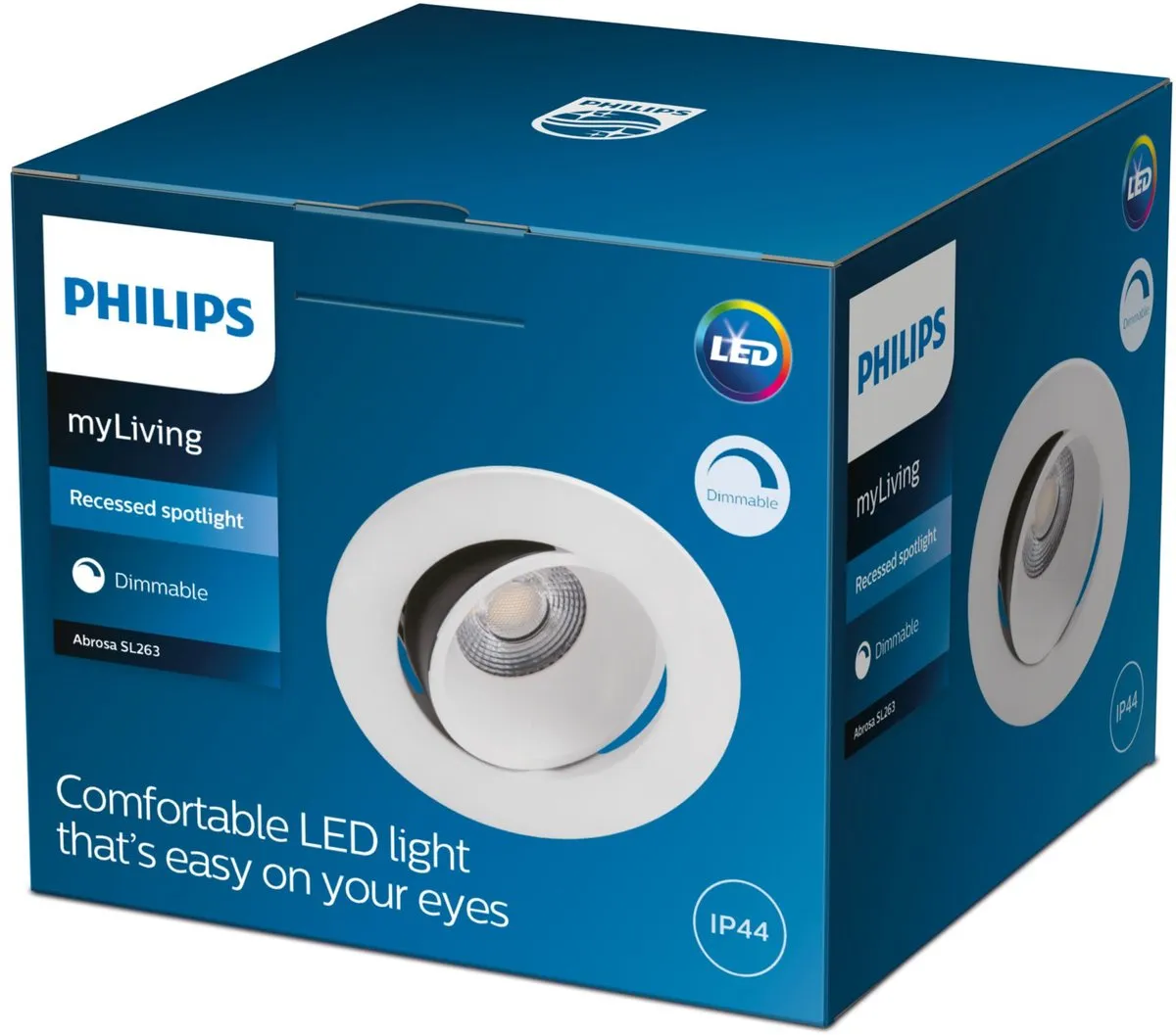 Philips Abrosa Inbouwspot 3-lichts - Wit