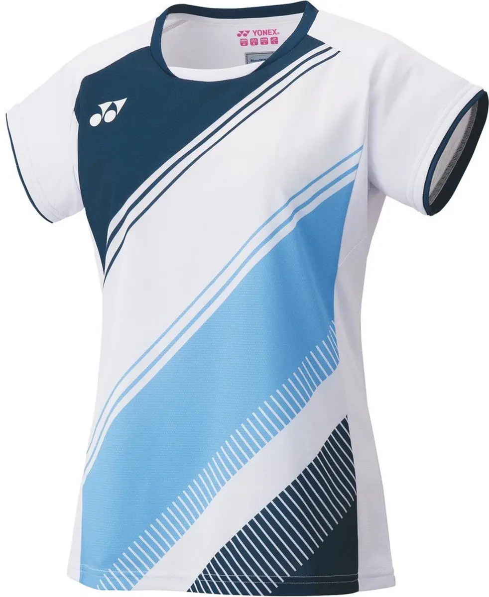 Yonex French National Team T-shirt Met Korte Mouwen Wit XS Vrouw