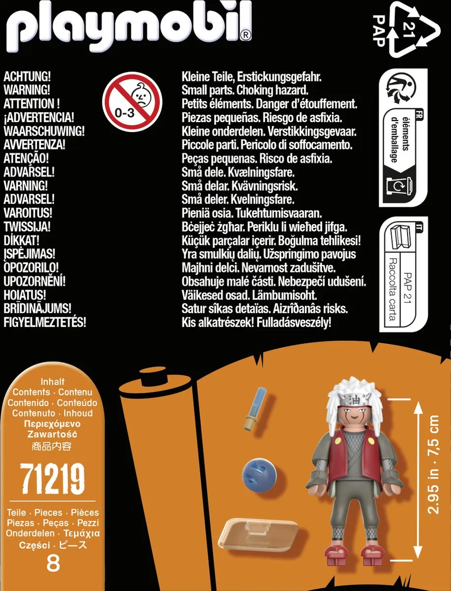Playmobil Naruto Jiraya 71219 - afbeelding 6 van 6