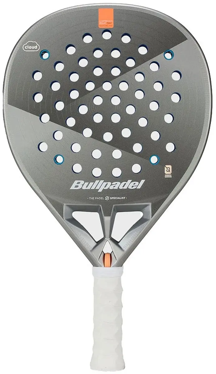 Bullpadel Hack 04 Hybrid Cloud 26 Padelracket - L0 - Zilver/Grijs