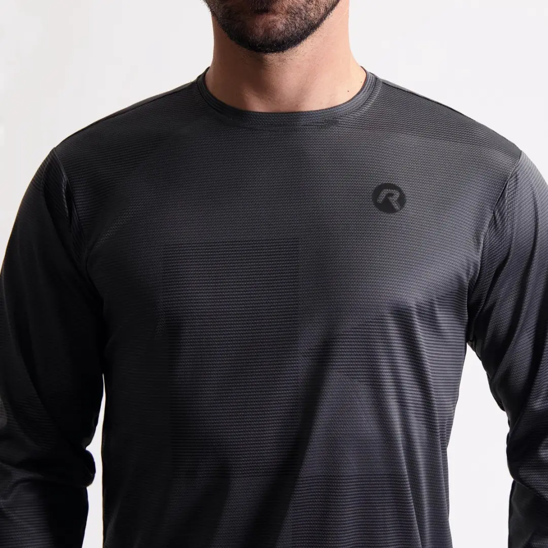 Rogelli ADVNTR Core MTB Shirt Heren - Lange mouwen - Grijs - S