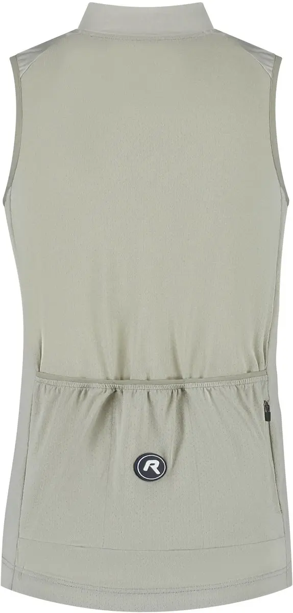 Rogelli Essential II Fietsshirt Dames - Mouwloos - Taupe XXL