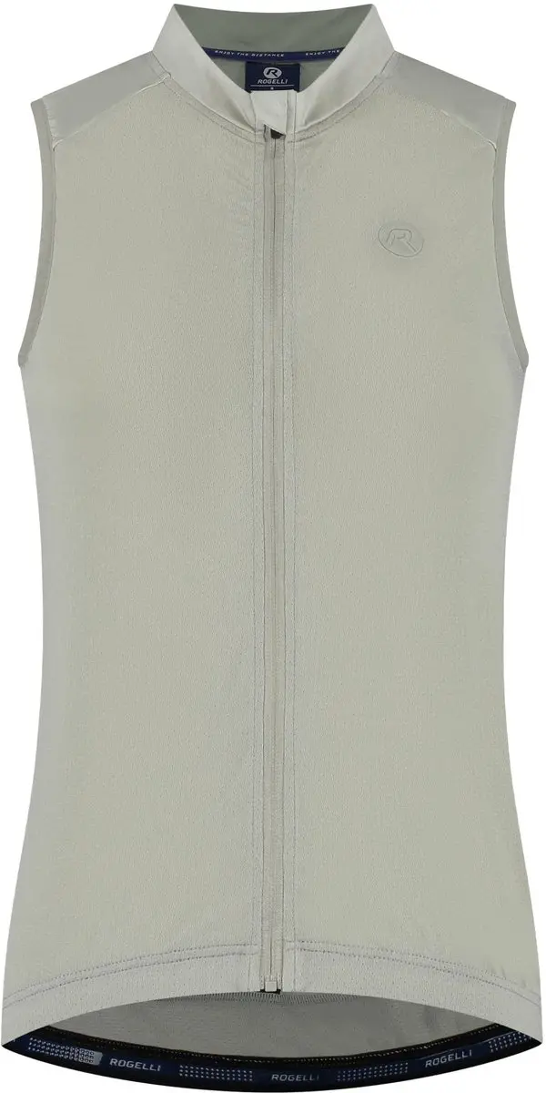 Rogelli Essential II Fietsshirt Dames - Mouwloos - Taupe XXL