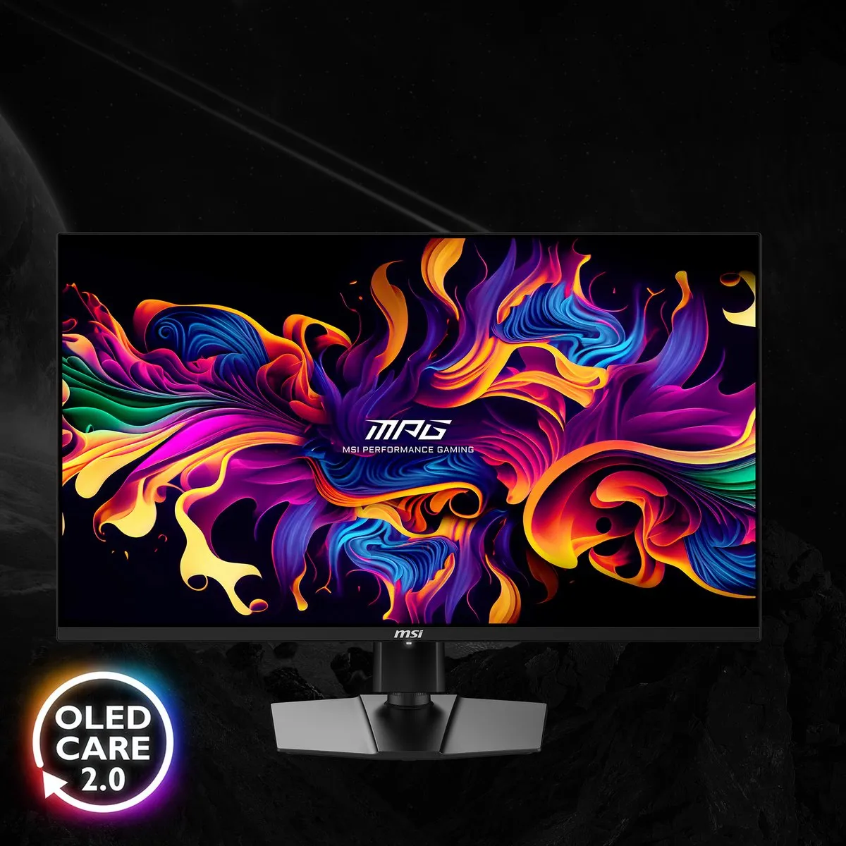 MSI MPG 321URXDE QD-OLED Monitor 31.5" 4K Zwart