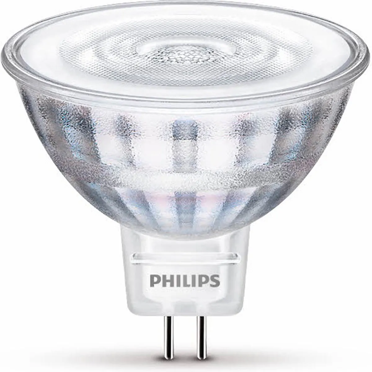 Philips LED Spot GU5.3 4.6W Warmwit - Helder glas