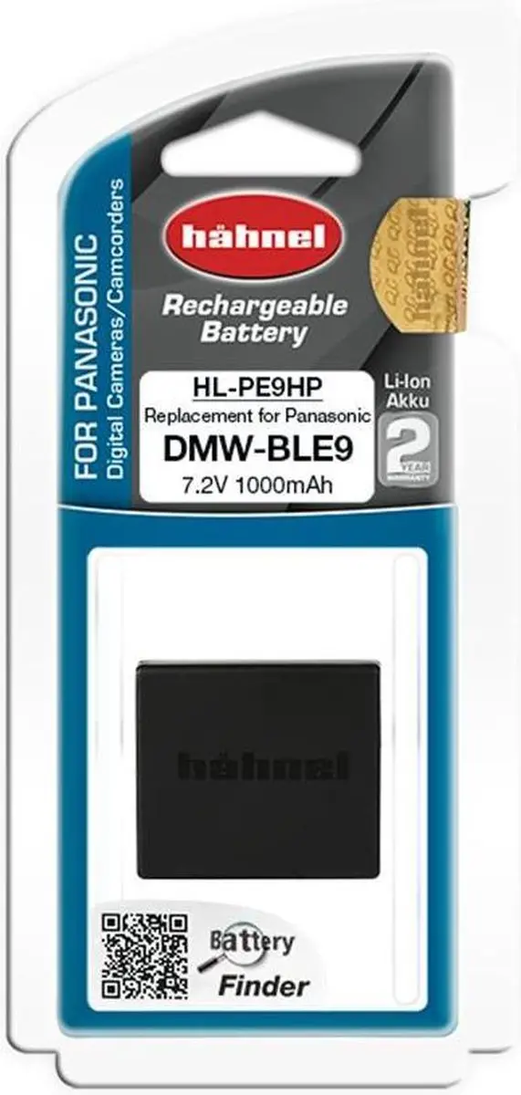Hahnel HL-PE9HP Li-Ion accu (Panasonic DMW-BLE9)