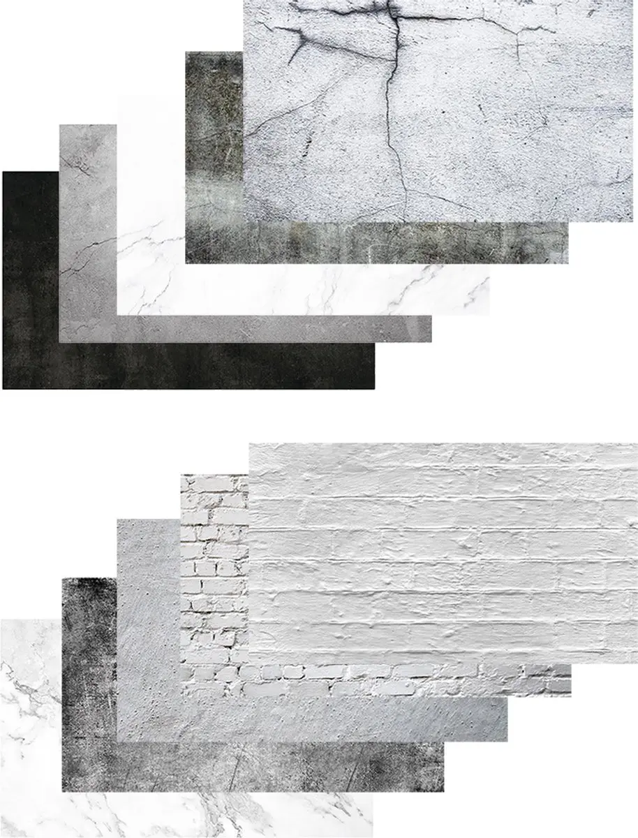 Caruba Backdrops Stone 10 Pack (5x2 Flat Lays)