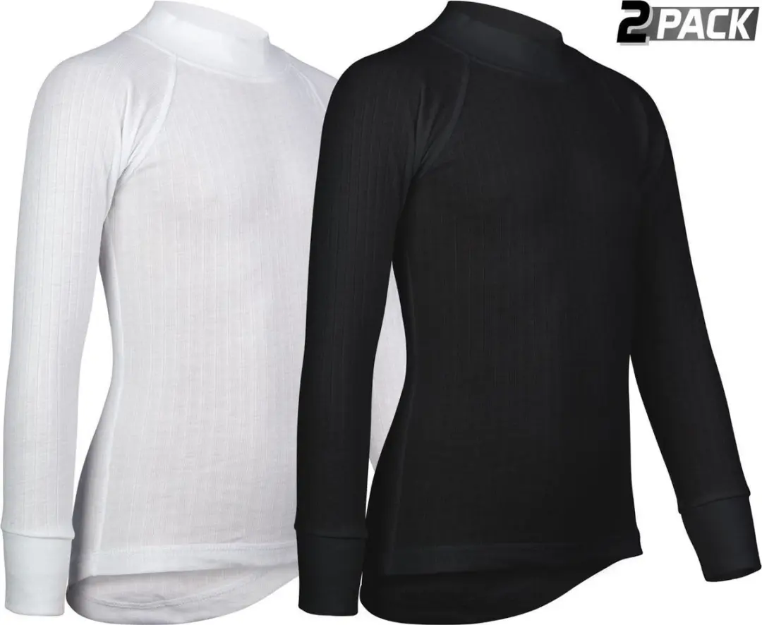 Avento Thermoshirt Kinderen 2-Pack - Maat 152 - Zwart - afbeelding 6 van 6