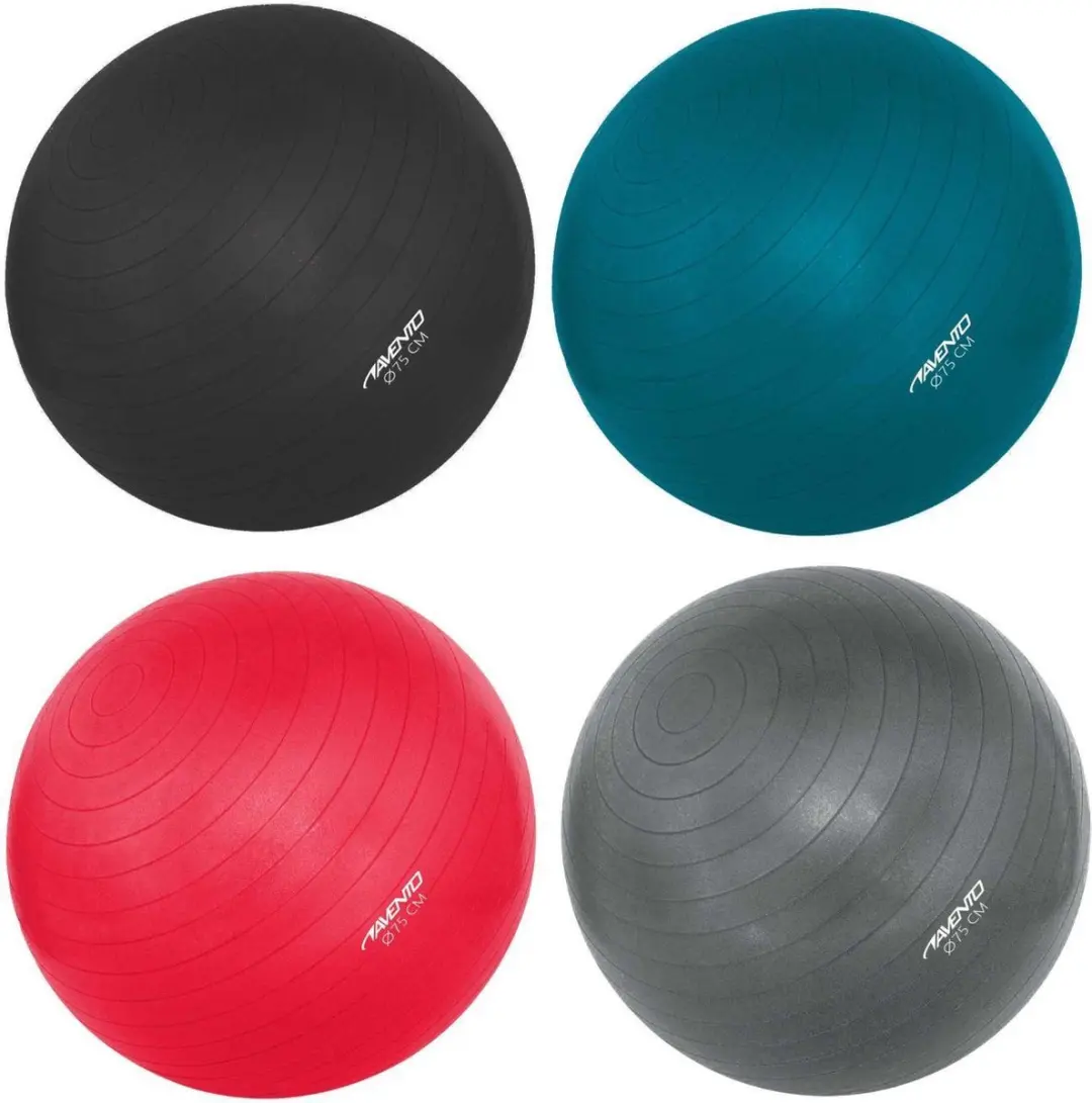 Avento Fitnessbal Ø75cm - Zilver