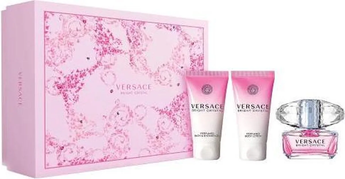 Versace Bright Crystal Giftset - Parfum Douchegel Bodylotion 150ml - afbeelding 6 van 6