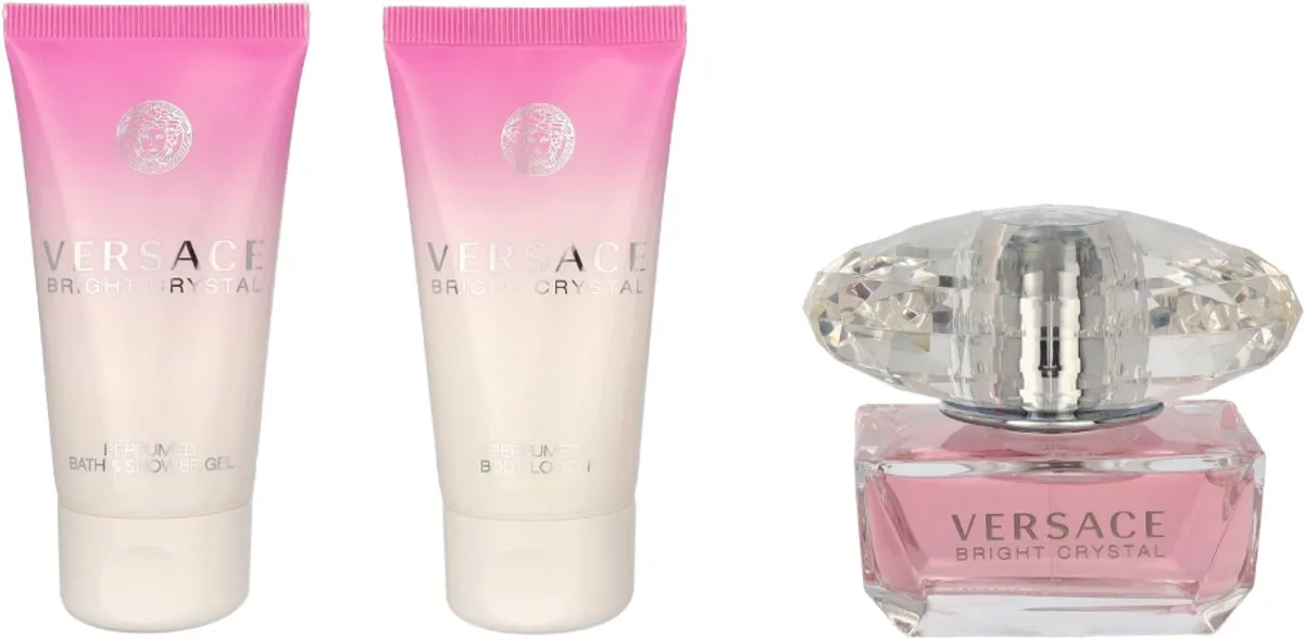 Versace Bright Crystal Giftset - Parfum Douchegel Bodylotion 150ml
