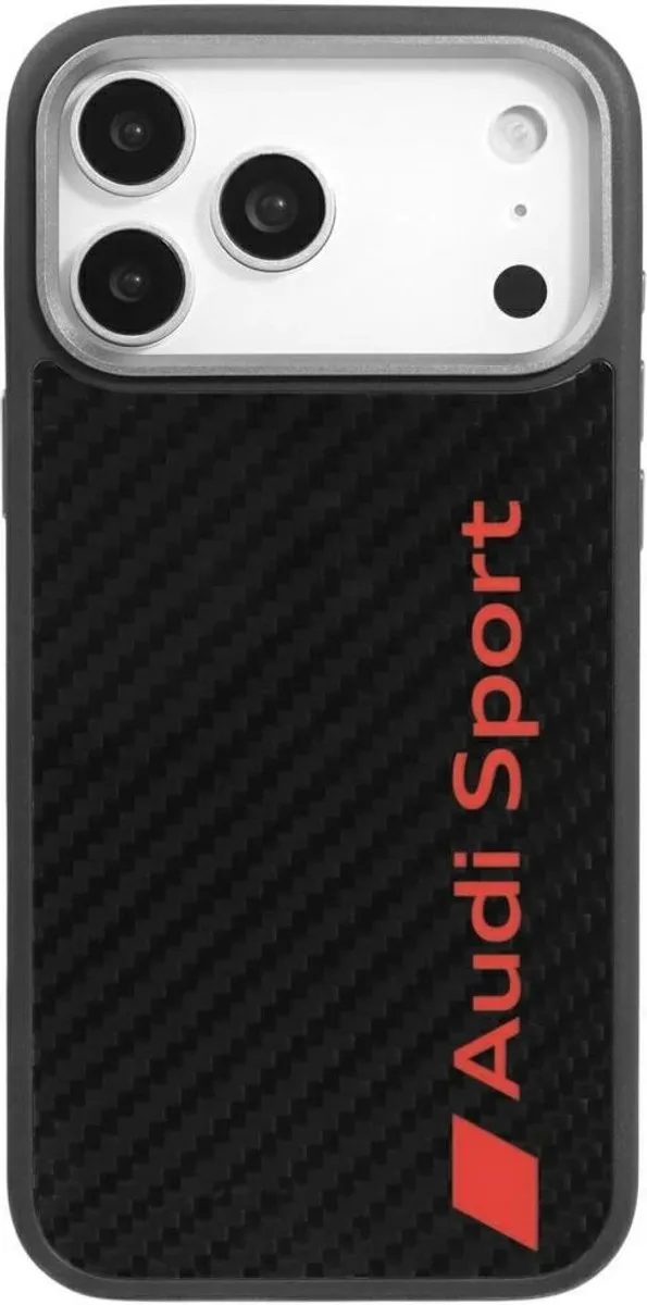 Audi Carbon Fiber Hoesje iPhone 17 Pro Max MagSafe