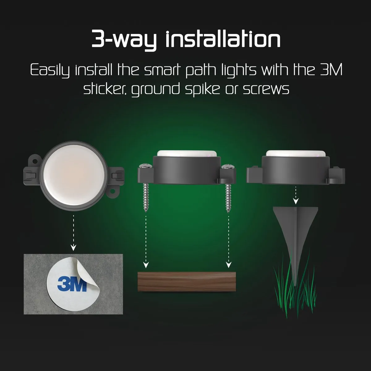 Ledvion LED Prikspot Set RGBIC 15 Stuks - 24W - Zwart