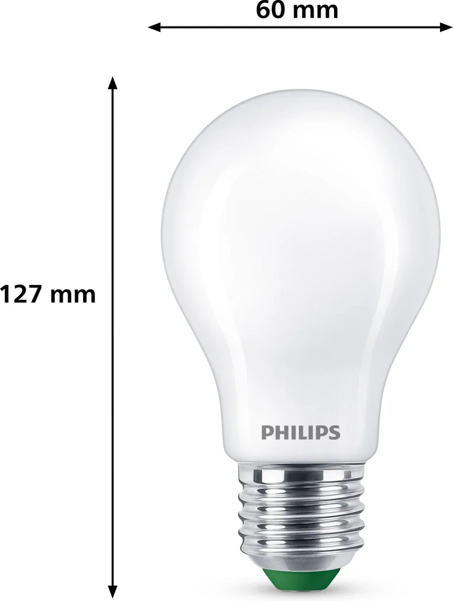 Philips Ultra Efficient LED Lamp Mat 5.2W E27 Warmwit