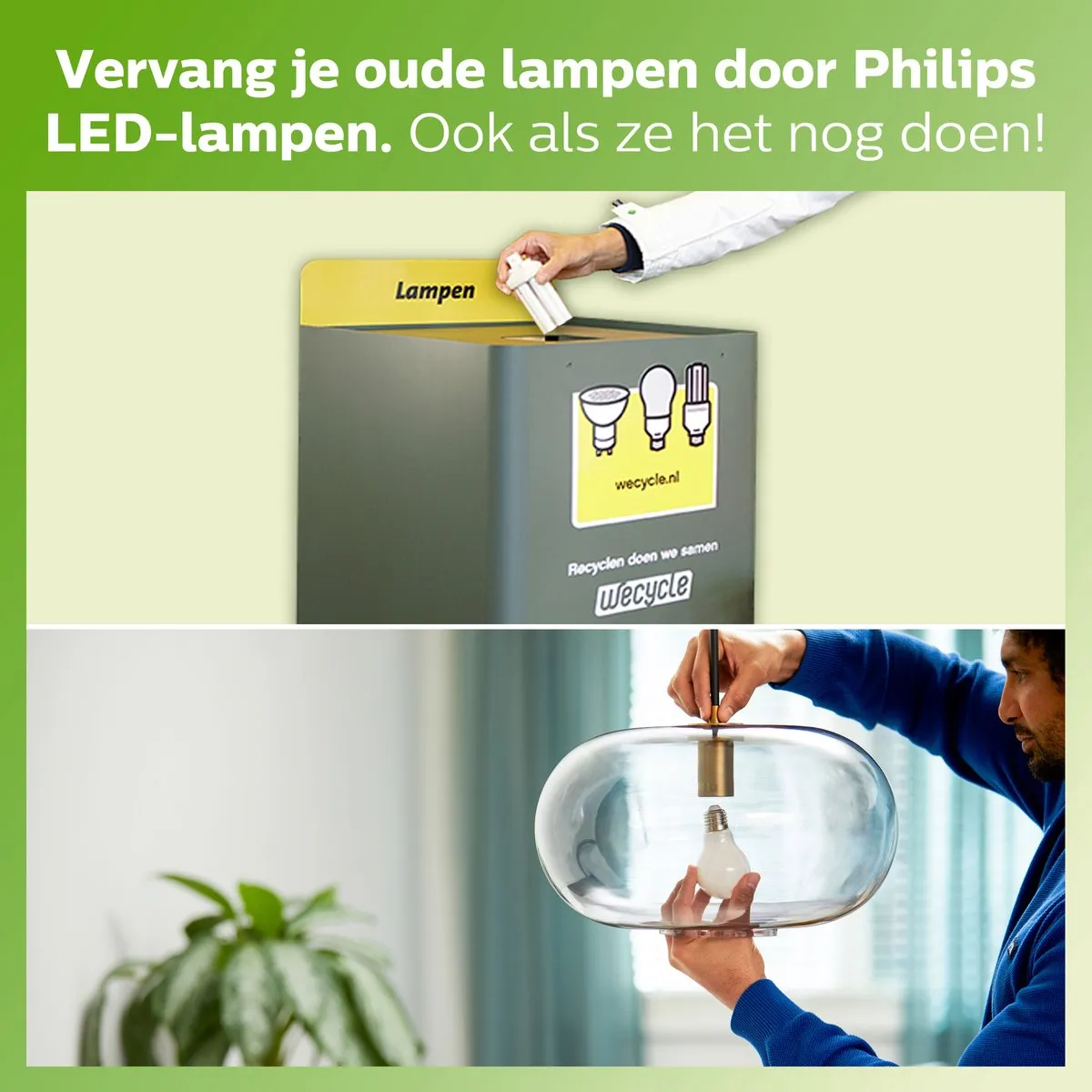 Philips Ultra Efficient LED Globe 4W - 4000K - E27 - Helder