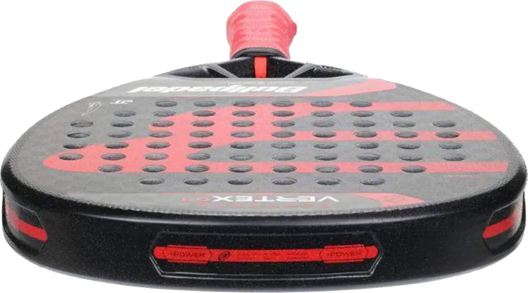 Bullpadel Vertex 04 2024 Padelracket - L0 - Zwart/Rood - afbeelding 2 van 6