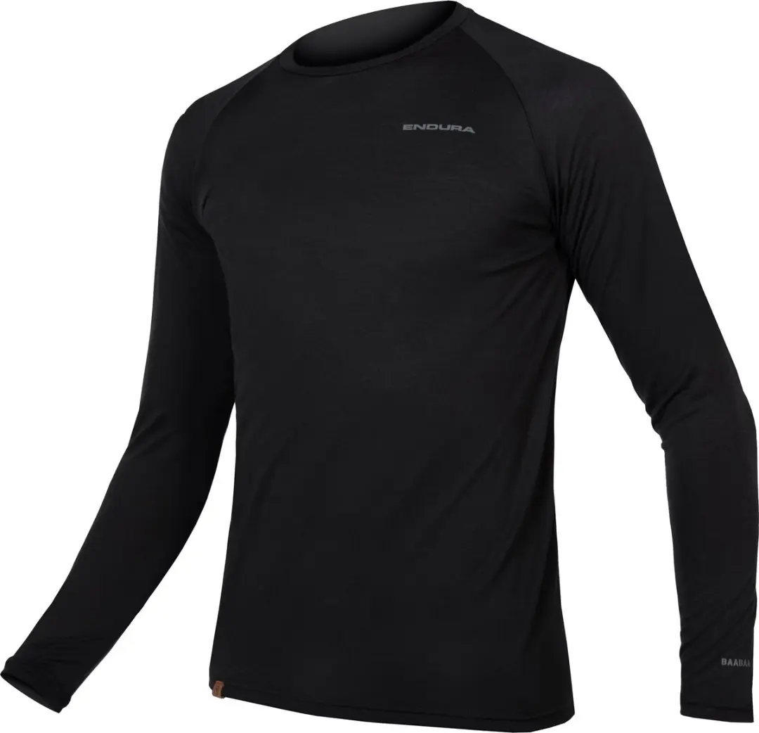 Endura Baabaa Lange Mouwen Basislaag Zwart XL Man