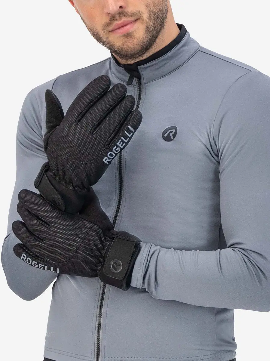Rogelli Alta Fietshandschoenen Kids 140/152 - Zwart - afbeelding 3 van 4