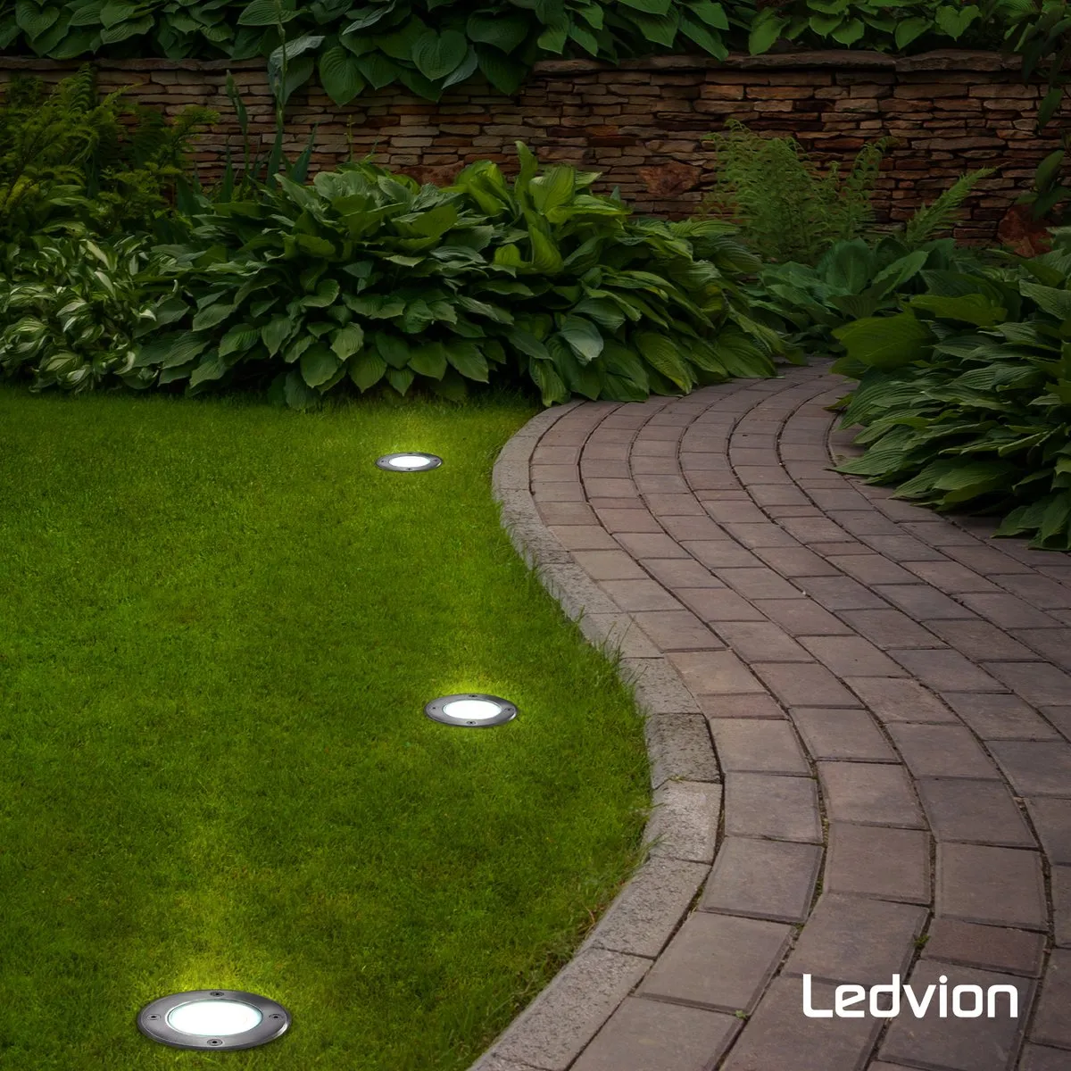 LEDVION 6x LED Grondspot 5W 6500K GU10 IP67 - 9 Stuks