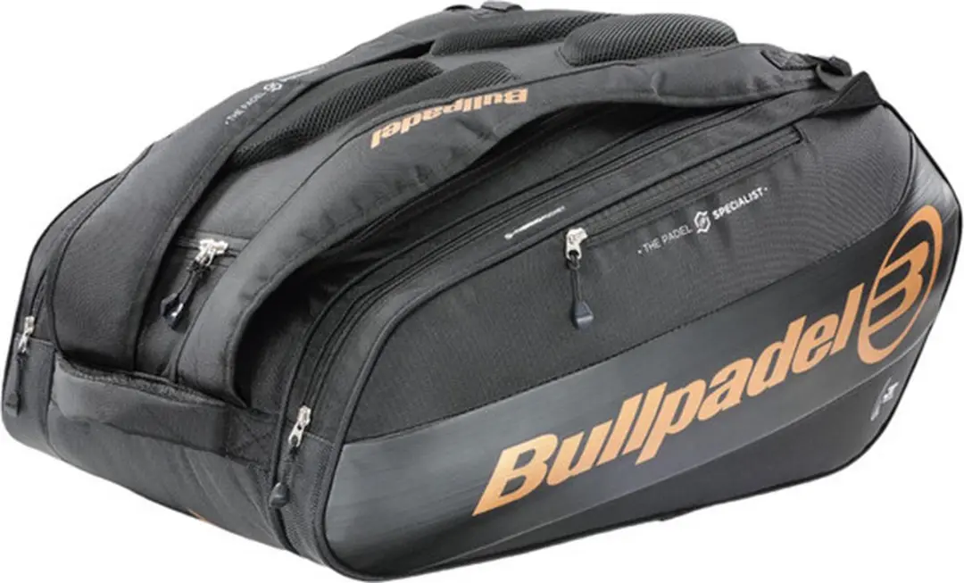 Bullpadel Vertex BPP-25001 Padeltas - 3 Vakken Zwart/Goud - afbeelding 2 van 3