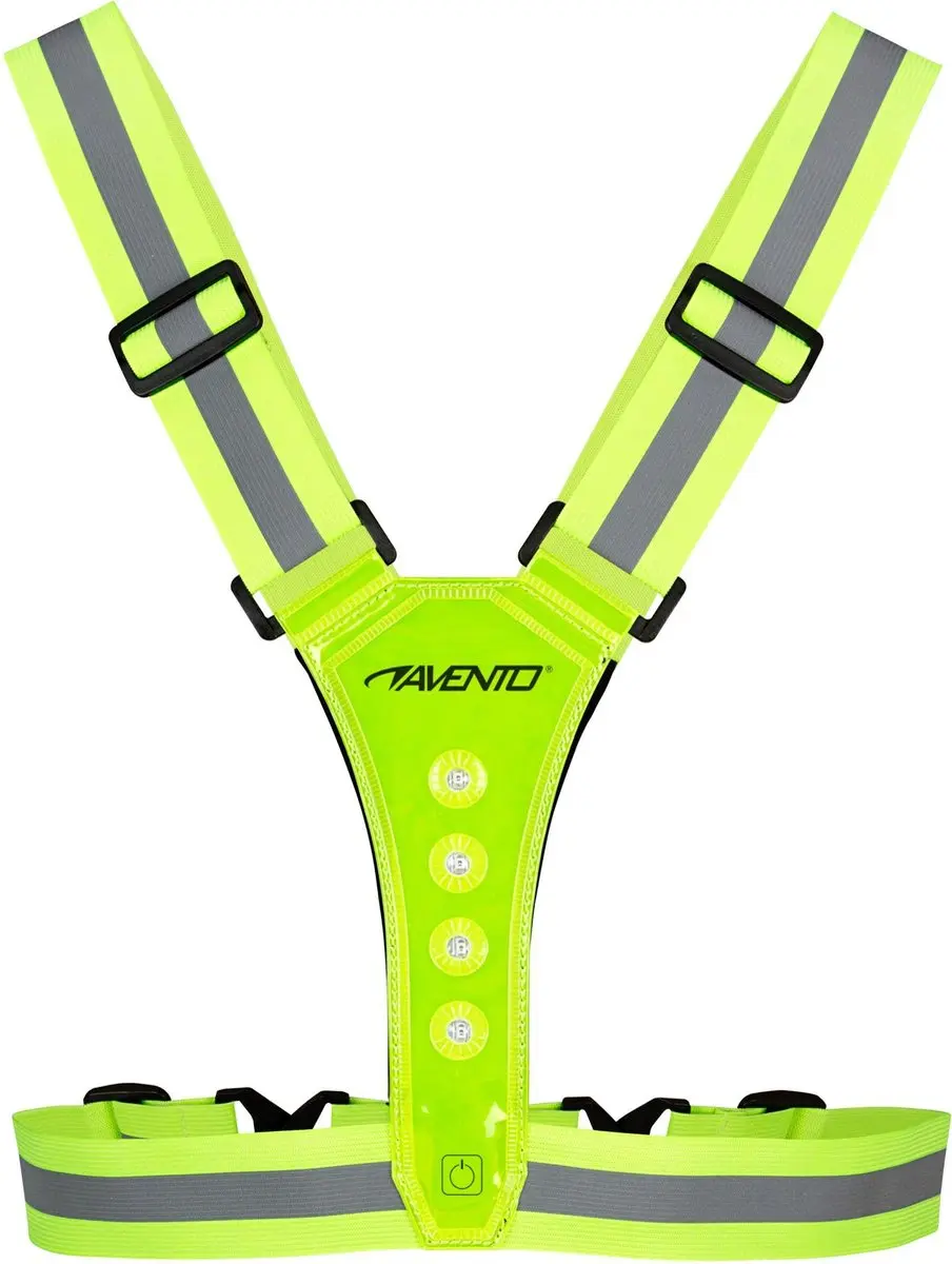 Avento Hardloop Veiligheidsvest Reflecterend met LEDs