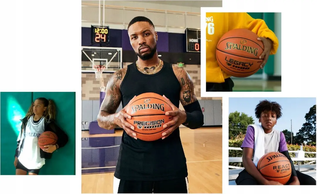 Spalding Highlight Basketbal Maat 7 - Zwart