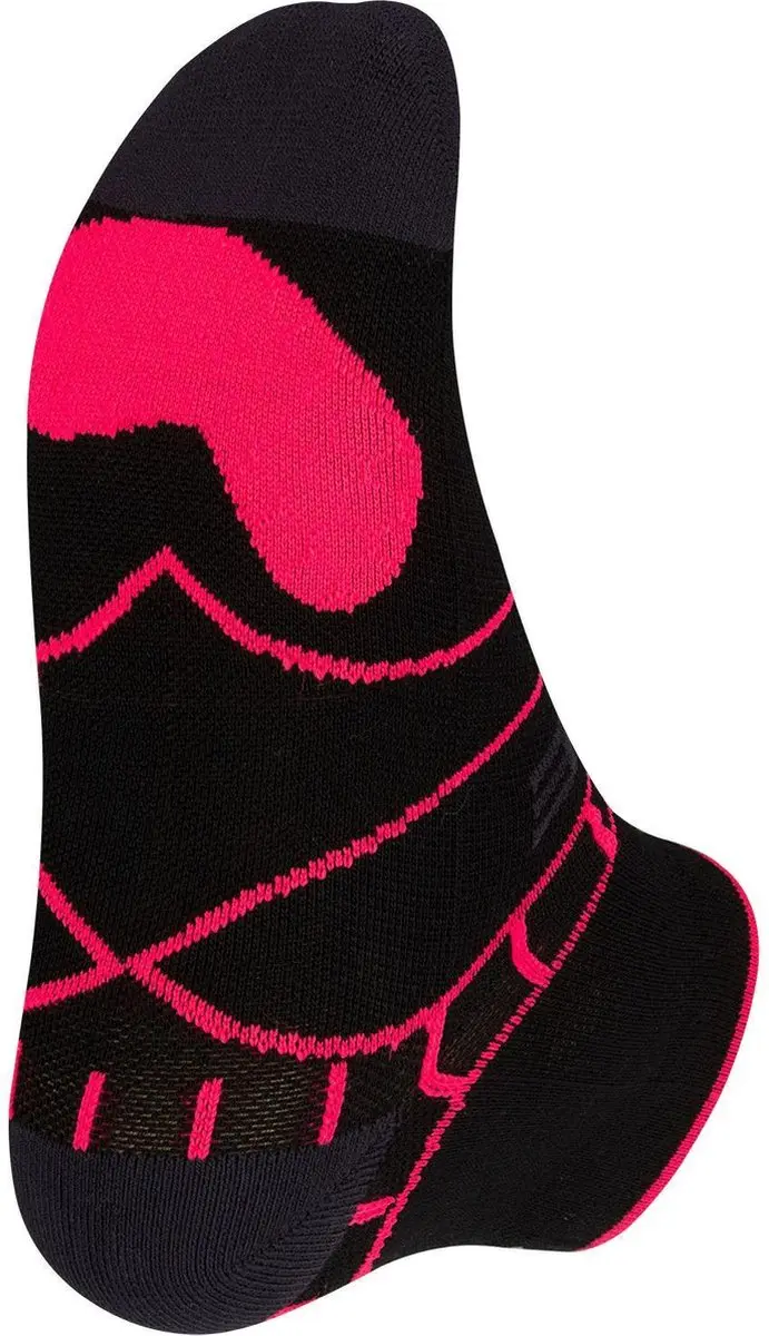 Avento Wielrensokken Climayarn - Zwart/Roze - 39-42 - afbeelding 3 van 5